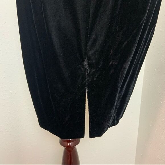 Jessica McClintock Gunne Sax 80's Velvet Sequin Mini Dress - Picture 10 of 11